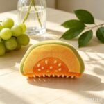 Flocked Claw Clip Collection Flocked Fruit Hair Claw Clip