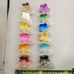 Claw clip Rubber 6-Color Single Flower
