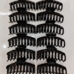 9cm–11cm Glossy Black Claw Clip Glossy Black Hair Claw Clip