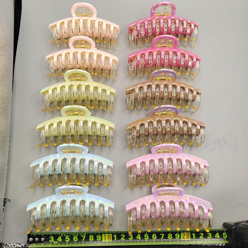 Wavy 6-Color Claw Clip Wavy Large Six-Color Hair Claw Clip