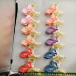 morning glory Colorful Cross Morning Glory Hair Claw Clip