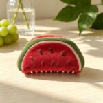 Flocked Claw Clip Collection Flocked Fruit Hair Claw Clip