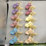 morning glory Colorful Cross Morning Glory Hair Claw Clip