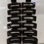 9cm–11cm Glossy Black Claw Clip Glossy Black Hair Claw Clip