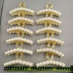 Champagne Pearl Claw Clip Champagne Pearl Hair Claw Clip