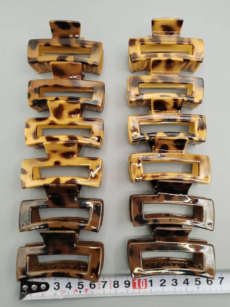 7cm Leopard-spot Pattern, 6 Colors Leopard Spot Six-Color Medium Claw Clip