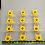 Claw clip Sunflower Cross Hair Claw Clip