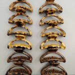 7cm Leopard-spot Pattern, 6 Colors Leopard Spot Six-Color Medium Claw Clip