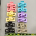 Claw clip Square Single Flower