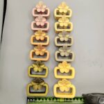 Floral Square Prong-Set Series Flower Square Hair Claw Clip