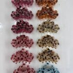 PC plastic claw clip Hollow Three-Flower Elastic Claw Clip