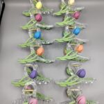 Crisscross Bright-Colored Tulip Claw Clip Cross Bright Tulip Hair Claw Clip