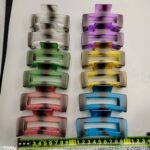 Semicircle claw clip Spray-Dot Square Semicircle Hair Claw Clip