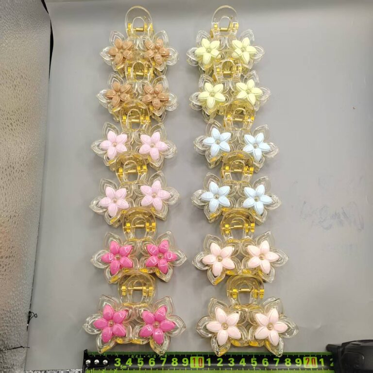 Five-Petal Flower Spring Series Claw Clip Five-Pointed Flower Bright Six Colors