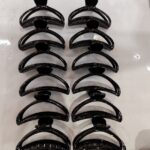 9cm–11cm Glossy Black Claw Clip Glossy Black Hair Claw Clip