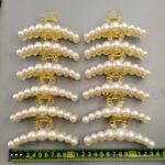 Champagne Pearl Claw Clip Champagne Pearl Hair Claw Clip